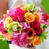 Tropical Rose, Lily and Orchid Bouquet